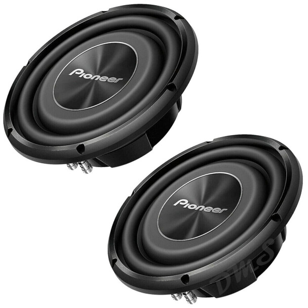 Pioneer TS-A3000LS4 | 12 Inch 1500W SVC 4 Ohm Shallow Slim Subwoofers (Pair)