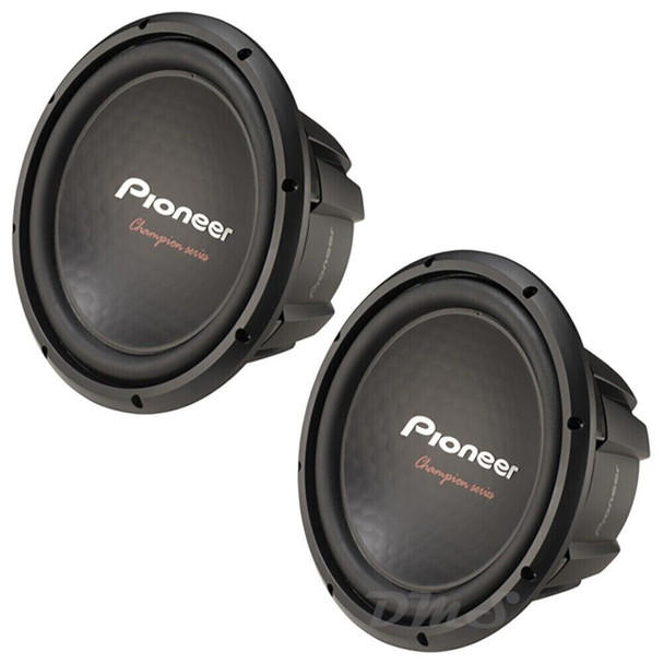 Pioneer Champion 12 Inch 1600W DVC 4 Ohm Subwoofers | TS-A301D4 (Pair)