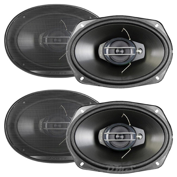 Pioneer TS-G6930F | 6x9 Inch 400W 4 Ohm 3-Way Coaxial Speakers (4 Pack) MAIN PHOTO