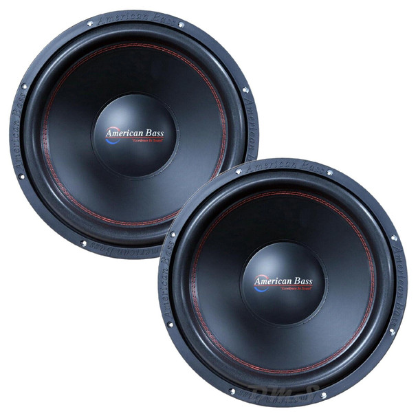 American Bass XD 15 Inch 2000W DVC 4 Ohm Subwoofers | XD1544 (Pair)