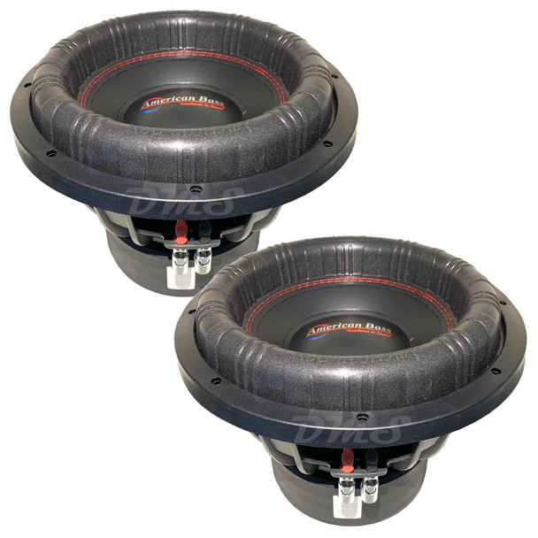 American Bass XFL 12 Inch 3000W DVC 4 Ohm Subwoofers | XFL1244 (Pair) XFL-1244, XFL12D4, XFL-12-D4