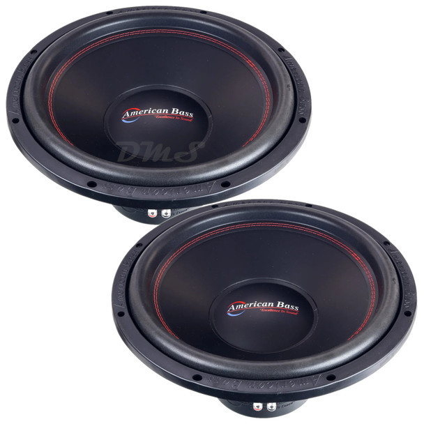 American Bass XO 15 Inch 1000W DVC 4 Ohm Subwoofers | XO1544 (Pair)