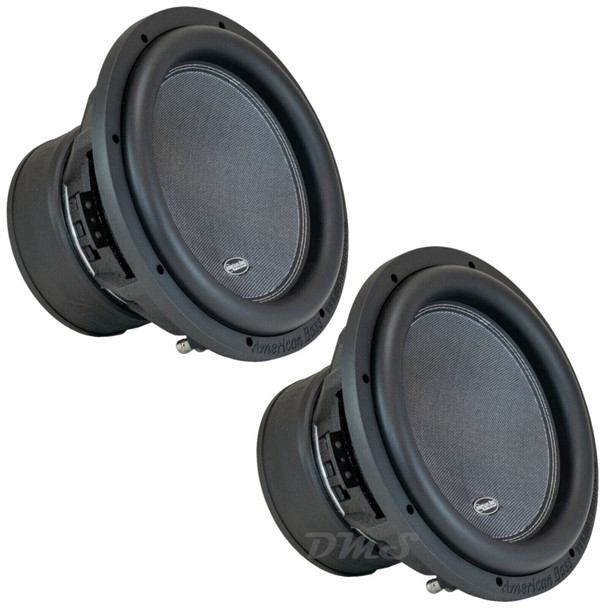 American Bass XR 12 Inch 2400W DVC 4 Ohm Subwoofers | XR12D4 (Pair)
