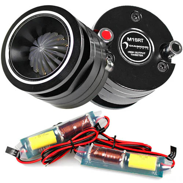 Diamond Audio M1SRT | 1 Inch 100W 4 Ohm Compression Horn Tweeters (Pair)