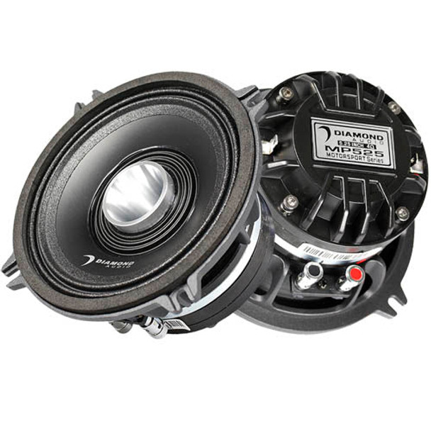 Diamond Audio MP525 | 5.25 Inch 300W 4 Ohm 2-Way Coaxial Horn Marine Speakers (Pair)