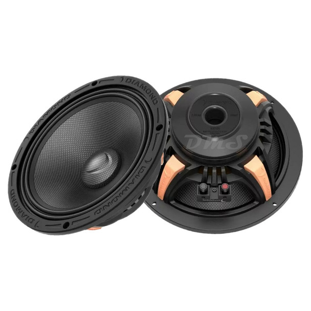 Diamond Audio MS8NEO | 8 Inch 700W 4 Ohm Pro NEO Midrange Marine Speakers (Pair)