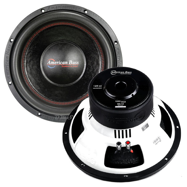 American Bass XD 12 Inch 1000W DVC 4 Ohm Subwoofer | XD1244