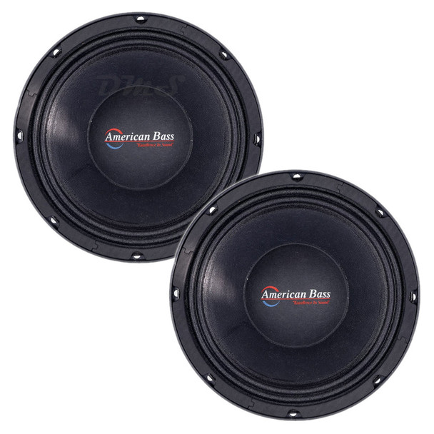 American Bass Godfather Pro Cast 10 Inch 800W 4 Ohm Pro Audio Midrange Speakers | GFPRO10 (Pair)
