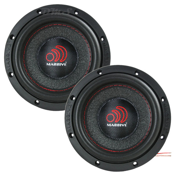 Massive Audio SUMMO XL 6.5 Inch 300W DVC 4 Ohm Subwoofers | SUMMOXL64 (Pair)