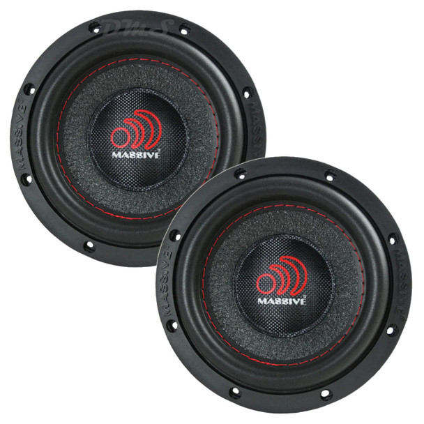 Massive Audio SUMMO XL 6.5 Inch 400W DVC 4 Ohm Subwoofers | SUMMO64XL (Pair)