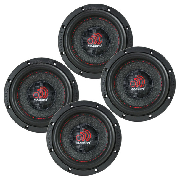 Massive Audio SUMMO XL 6.5 Inch 300W DVC 4 Ohm Subwoofers | SUMMO64XL (4 Pack)
