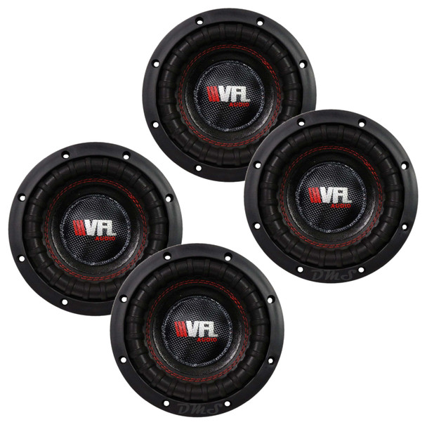 VFL Audio 6.5 Inch 600W DVC 4 Ohm Subwoofers | VFL6544 (4 Pack)