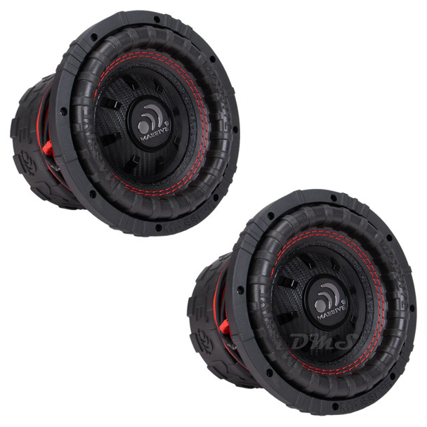 Massive Audio GTR 8 Inch 800W DVC 4 Ohm Subwoofers | GTR84 (Pair)
