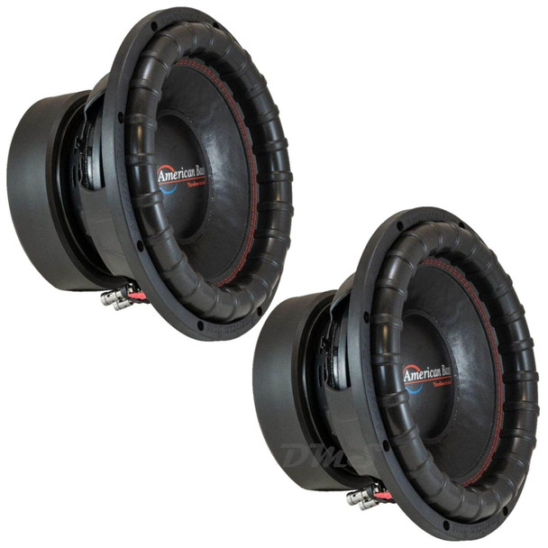 American Bass ELITE 12 Inch 2400W DVC 4 Ohm Subwoofers | E1244 (Pair)