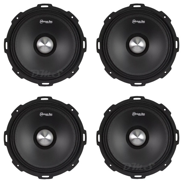 American Bass Godfather 10 Inch 1000W 4 Ohm Pro Audio Midrange Speakers | GF10LMR (4 Pack)