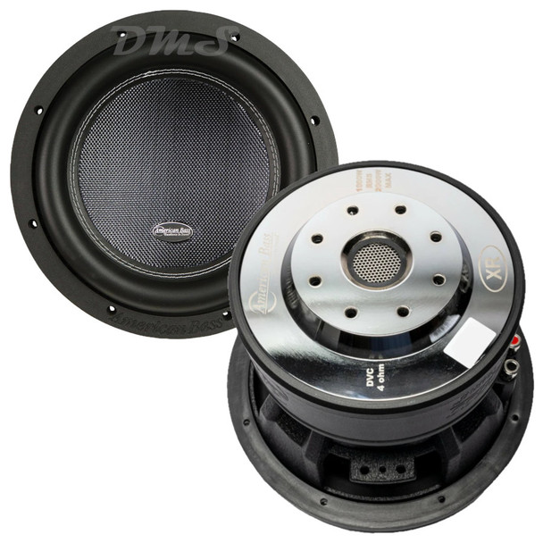 American Bass XR 10 Inch 2000W DVC 4 Ohm Subwoofer | XR10D4