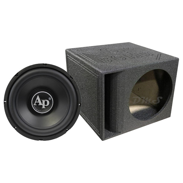 Audiopipe TS-PP3-15-D4 Package | 15" 1800W D4 Subwoofer & QBomb Kerf Ported Box