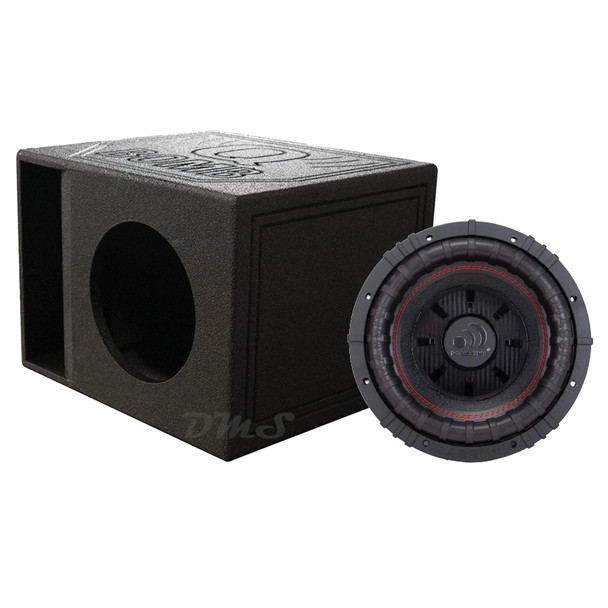 Massive Audio GTR 10 Package | 10" 1500W D2 Subwoofer & QBomb Kerf Ported Box