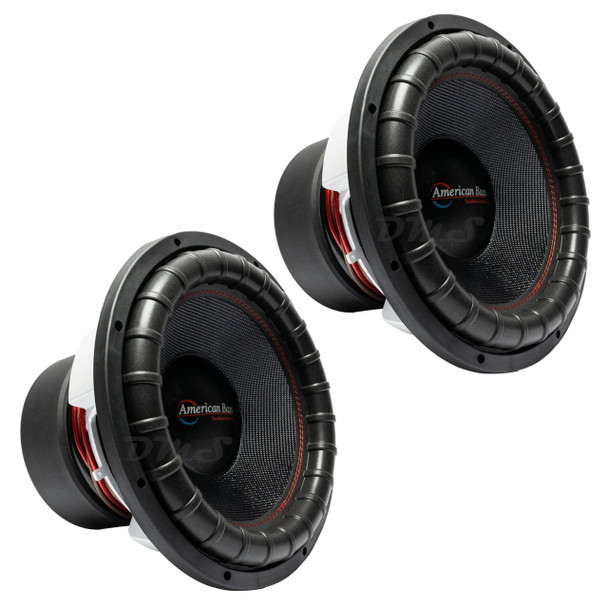 American Bass Godfather 15 Inch 8000W DVC 2 Ohm Subwoofers | GF1522 V3 (Pair)