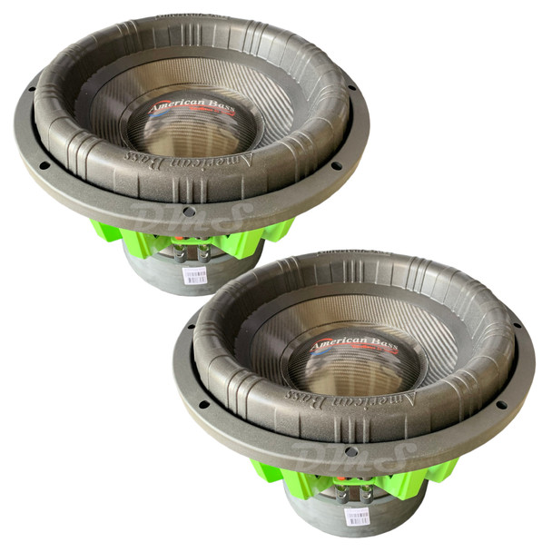 American Bass GODZILLA 15 Inch 12,000W DVC 2 Ohm Subwoofers | GODZILLA15D2 (Pair)