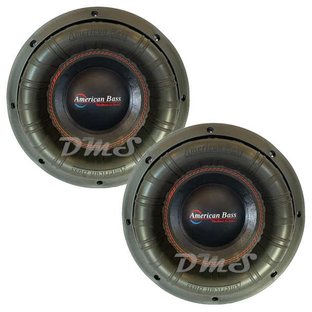 American Bass HD 10 Inch 4000W DVC 2 Ohm Subwoofers (Pair) main photo