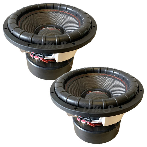 American Bass VFL COMP Signature 15 Inch 11,000W DVC 2 Ohm Subwoofers | VFLCOMP15D2SIG (Pair)