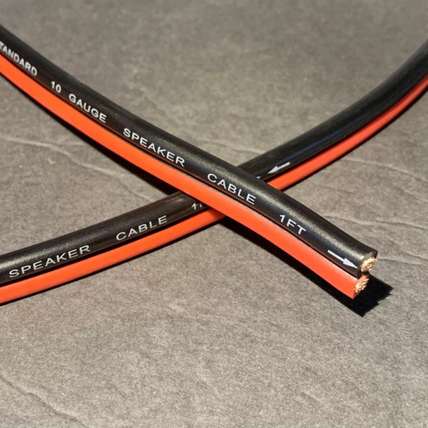Audiopipe 25 Feet 10 Gauge Car Audio Subwoofer Speaker Wire Cable | Red Black