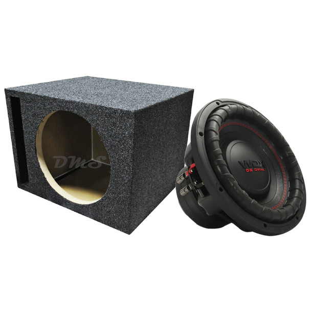 DB Drive WDX G2R 12 Package | 12" 2500W D4 Subwoofer & QPower HD Ported Box MAIN PHOTO