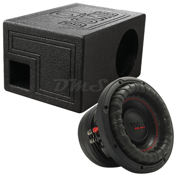 DB Drive WDX8G2R.2 Package | 8 Inch 1500W Max DVC 2 Ohm Subwoofer & QBomb Ported Box