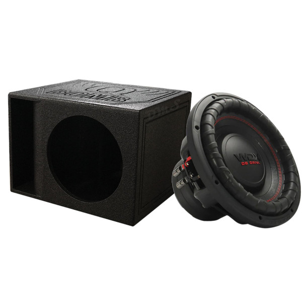 DB Drive WDX12G2R.2 Package | 12 Inch 2500W Max DVC 2 Ohm Subwoofer & QBomb Kerf Ported Box