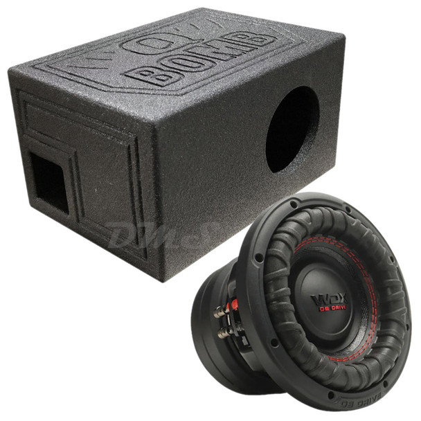 DB Drive WDX6.5G2R.4 Package | 6.5 Inch 1500W Max DVC 4 Ohm Subwoofer & QBomb Ported Box