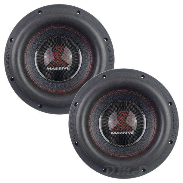 Massive Audio HIPPO X 8 Inch 1400W DVC 4 Ohm Subwoofers | HIPPO H84X (Pair) MAIN PHOTO