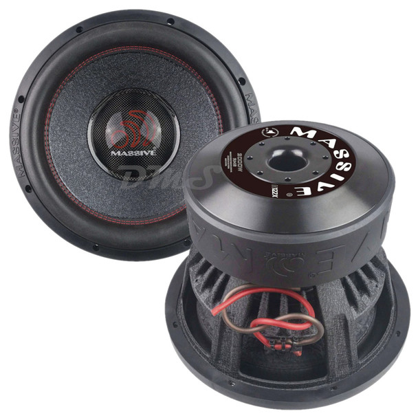 Massive Audio HIPPO X 12 Inch 4000W DVC 2 Ohm Subwoofer | HIPPO H122X