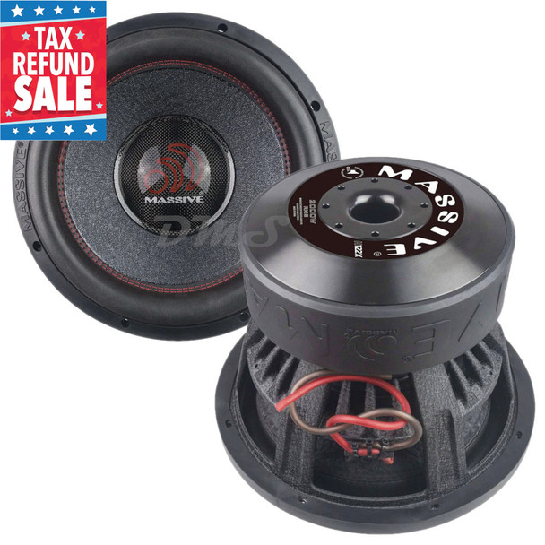 Massive Audio HIPPO X 12 Inch 4000W DVC 2 Ohm Subwoofer | HIPPO H122X TAX SALE MAIN PHOTO