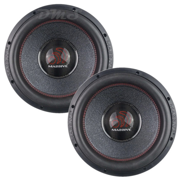 Massive Audio HIPPO X 12 Inch 4000W DVC 2 Ohm Subwoofers | H122X (Pair) MAIN PHOTO