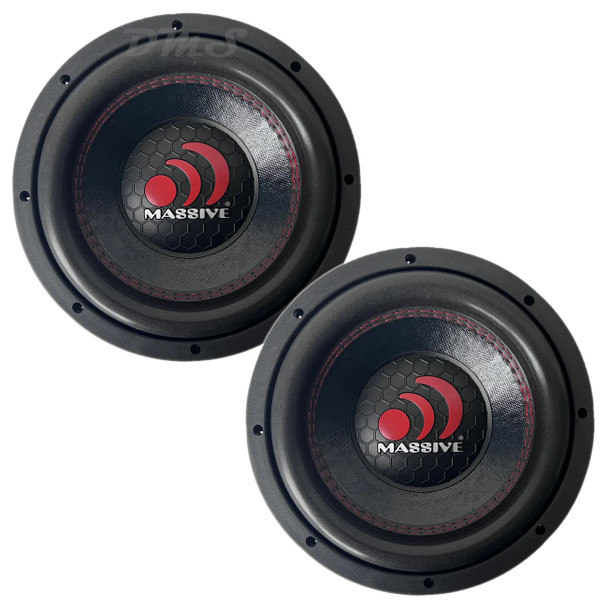 Massive Audio GTX104H | 10 Inch 1600W DVC 4 Ohm Subwoofers (Pair) MAIN PHOTO