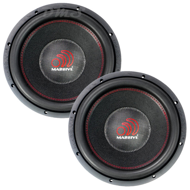 Massive Audio SUMMO XL 12 Inch 3000W DVC 4 Ohm Subwoofers | SUMMOXL124 (Pair)