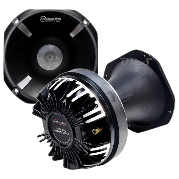American Bass GODFATHER GF-HORN-3 | 450W 8 Ohm 3 Inch Voice Coil Horn Driver (Single)