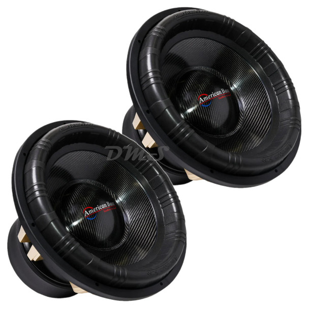 American Bass KING 18 Inch 15,000W DVC 2 Ohm Subwoofers | KING1822 (Pair)