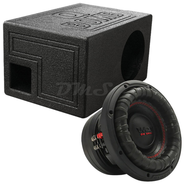 DB Drive WDX8G2R.4 Package | 8 Inch 1500W Max DVC 4 Ohm Subwoofer & QBomb Ported Box