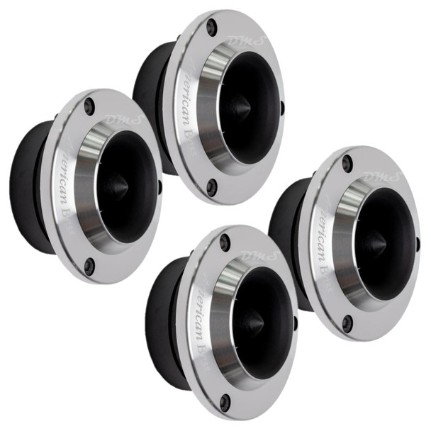 American Bass MX-252T | 150W 4 Ohm 1 Inch Voice Coil Bullet Tweeters (4 Pack)