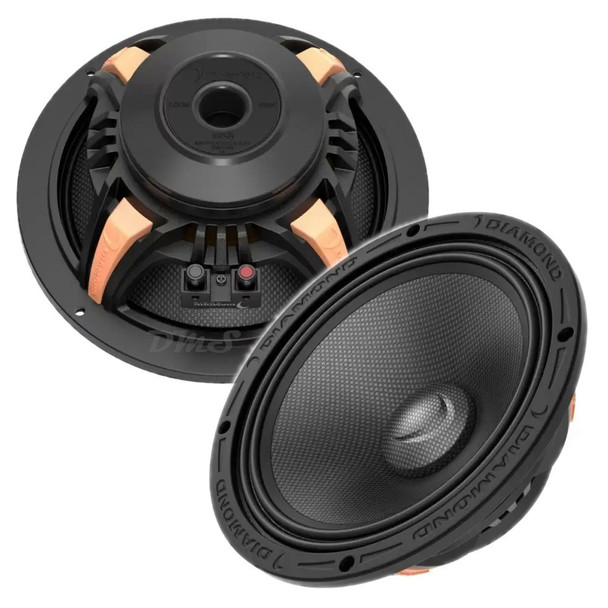 Diamond Audio MSMB82NEO | 8 Inch 700W 2 Ohm NEO Mid Bass Marine Speakers (Pair)