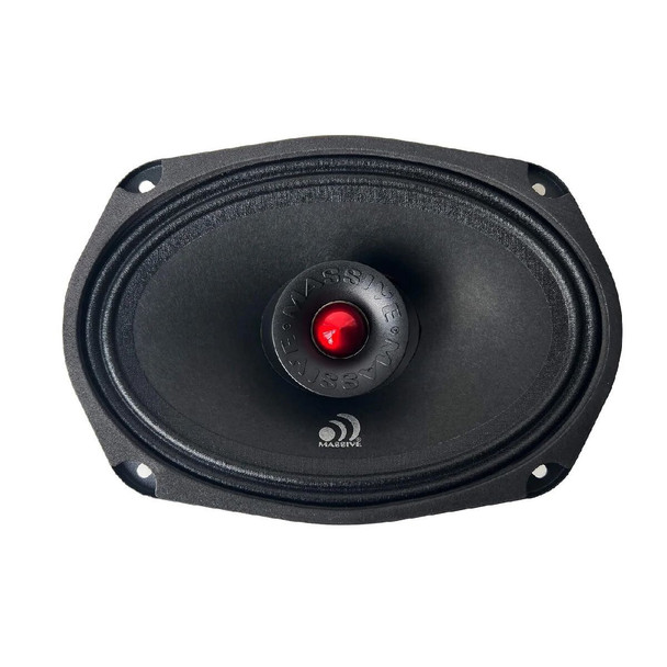 Massive Audio P69NTI | 6x9 Inch 320W 4 Ohm 2-Way PRO MidBass Speaker (Single)