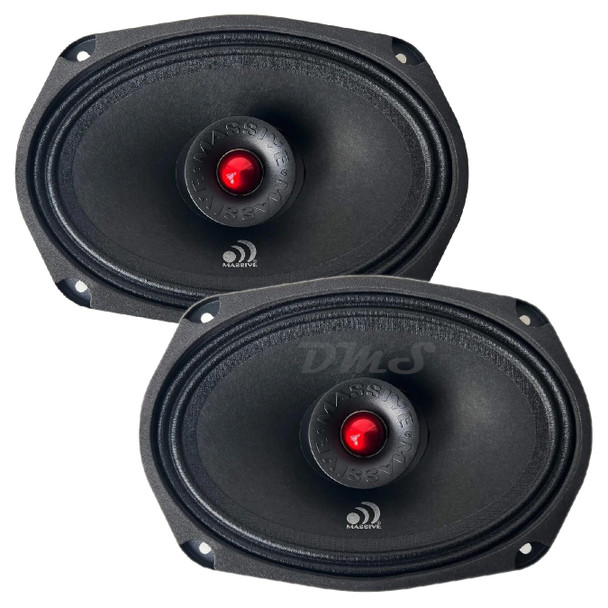 Massive Audio P69NTI | 6x9 Inch 320W 4 Ohm 2-Way Pro NEO Speakers (Pair) MAIN PHOTO