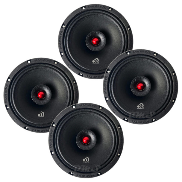 Massive Audio P8NTI | 8 Inch 320W 4 Ohm 2-Way Pro NEO Speakers (4 Pack) MAIN PHOTO
