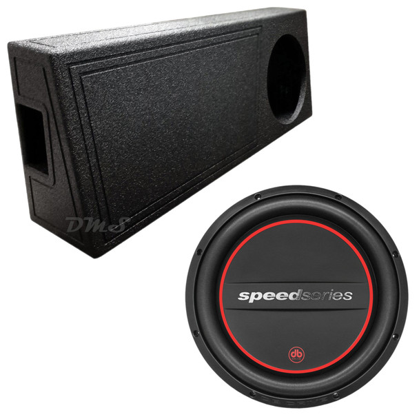 DB Drive Speed Series 12 Package | 12" 1000W D4 Shallow Subwoofer & QBomb Ported Truck Box MAIN PHOTO