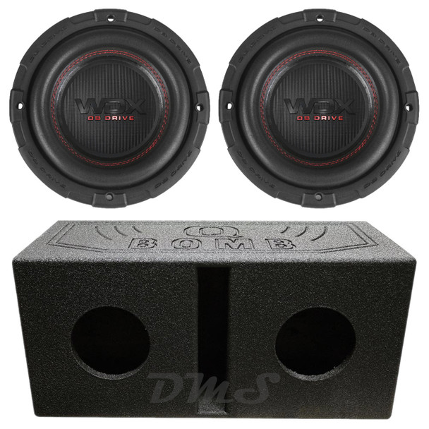 DB Drive WDX G2 6.5 Package | Dual 6.5" 1500W D4 Subwoofers & QBomb Ported Box MAIN PHOTO
