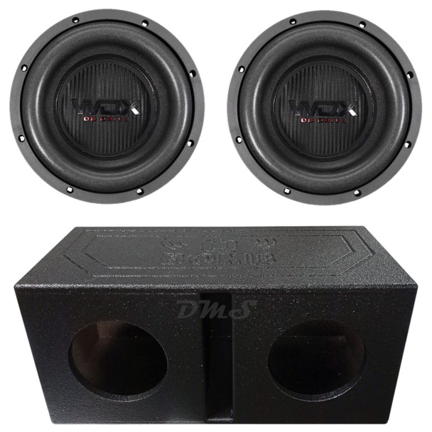 DB Drive WDX G0 8 Package | Dual 8" 800W D4 Subwoofers & QBomb Ported Box MAIN PHOTO