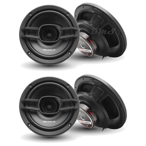 DB Drive DB65DC | 6.5 Inch 100W 4 Ohm 2-Way Coaxial Speakers (4 Pack) MAIN PHOTO