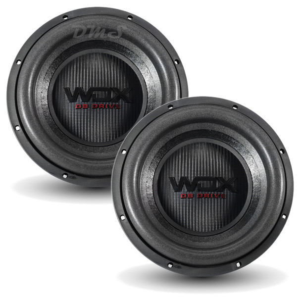 DB Drive WDX10G0.4 | 10 Inch 1000W Max DVC 4 Ohm Subwoofers (Pair)